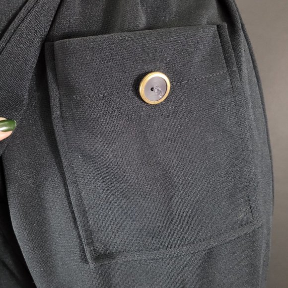 ❗️SOLD❗️70s Sears Black Jumpsuit - Picture 7 of 16